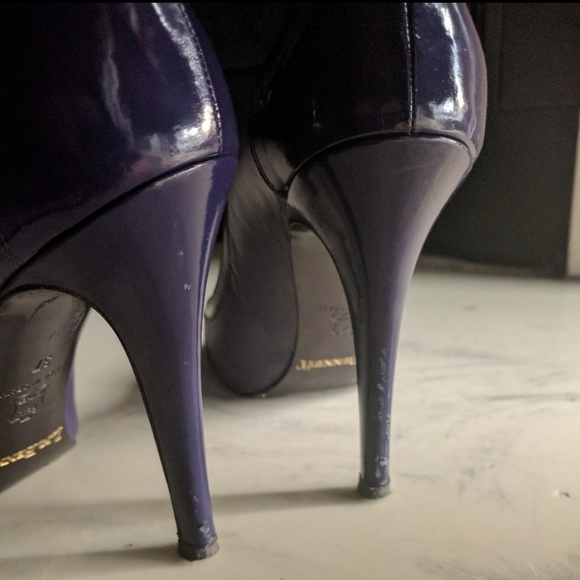 LK Bennett size 7 purple platform pumps - Picture 4 of 5